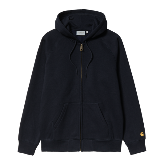 Carhartt WIP - Hooded Chase Jacket - DARK NAVY / Blå - Sweatshirts