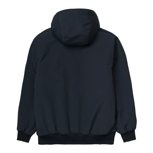 Carhartt WIP Hooded Sail Jacket Dark Navy /White