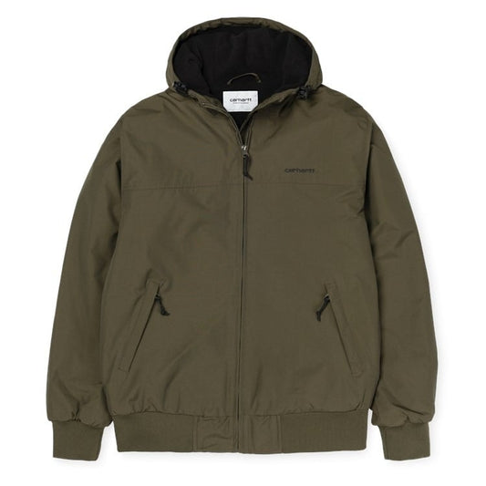 Carhartt WIP - Hooded Sail Jacket - CYPRESS / BLACK / Grøn - Jakker