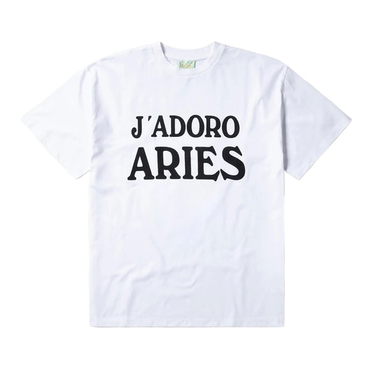 Aries - J'Adoro Aries SS Tee - WHITE / Hvid - T-Shirts