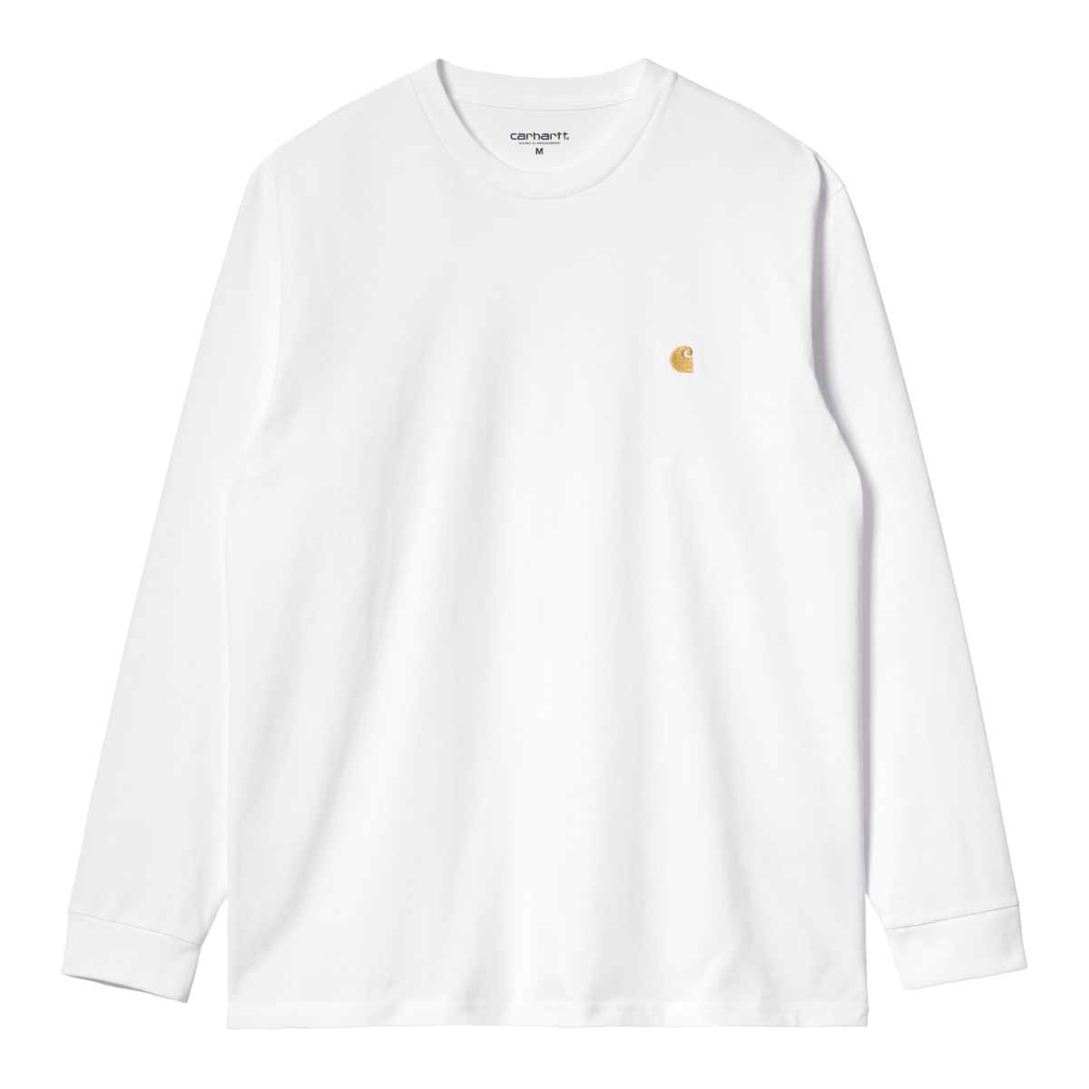 CARHARTT WIP L/S Chase T-Shirt Homme Taille XS Manches Longues Col