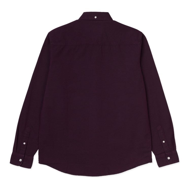 Carhartt WIP L/S Dalton Shirt Merlot / Duck Blue