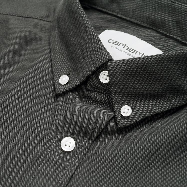 Carhartt WIP L/S Dalton Shirt Black / Shiver