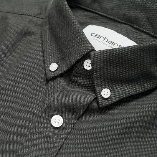 Carhartt WIP L/S Dalton Shirt Black / Shiver
