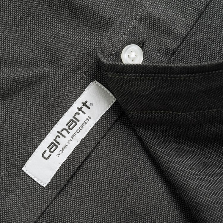 Carhartt WIP L/S Dalton Shirt Black / Shiver