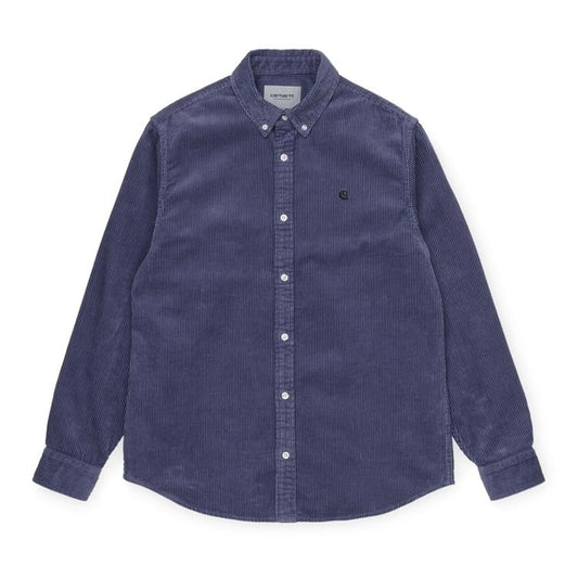 Carhartt WIP - L/S Madison Cord Shirt - COLD VIOLA / Lilla - Skjorter