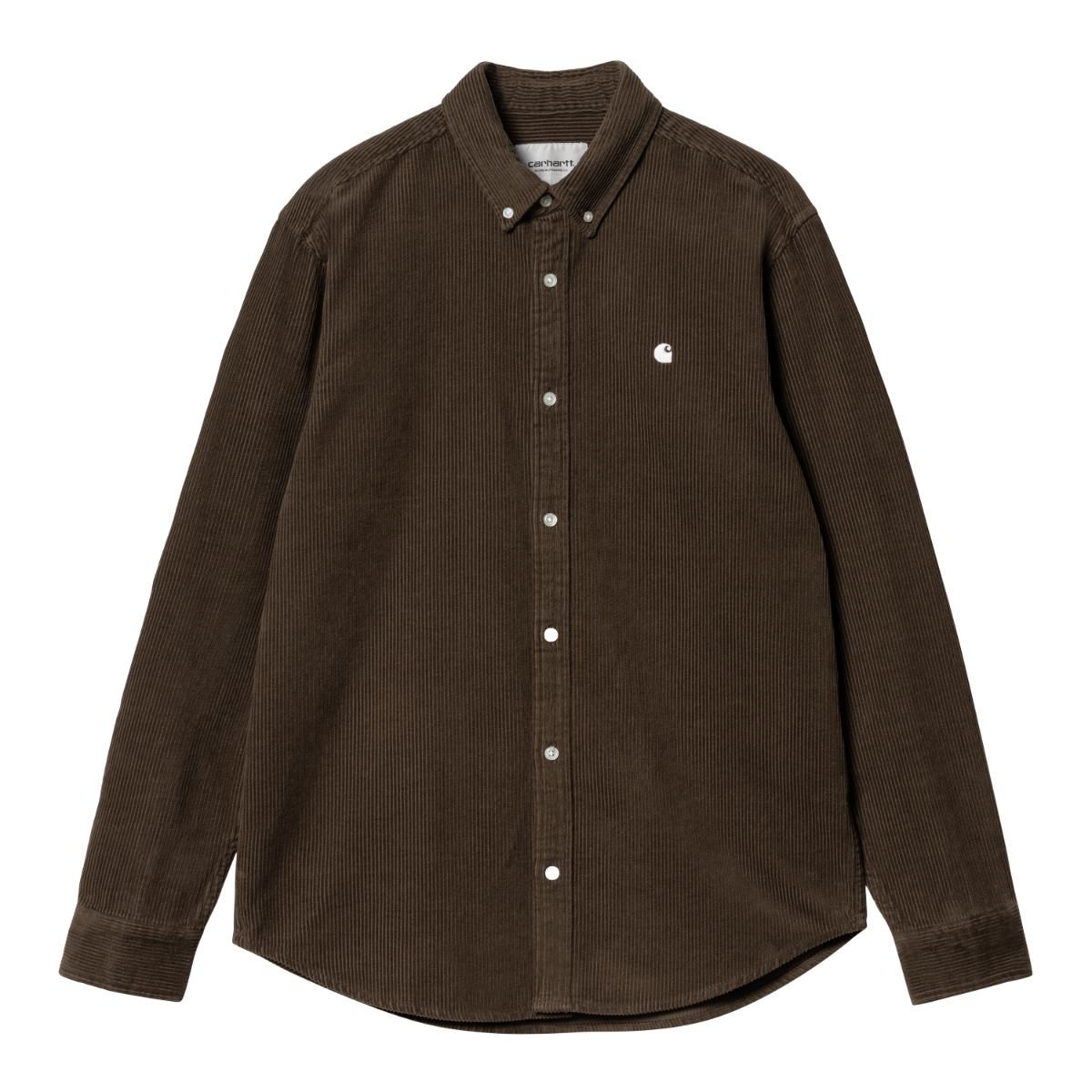 Carhartt WIP - L/S Madison Cord Shirt - buckeye / wax - Herre > Skjorter
