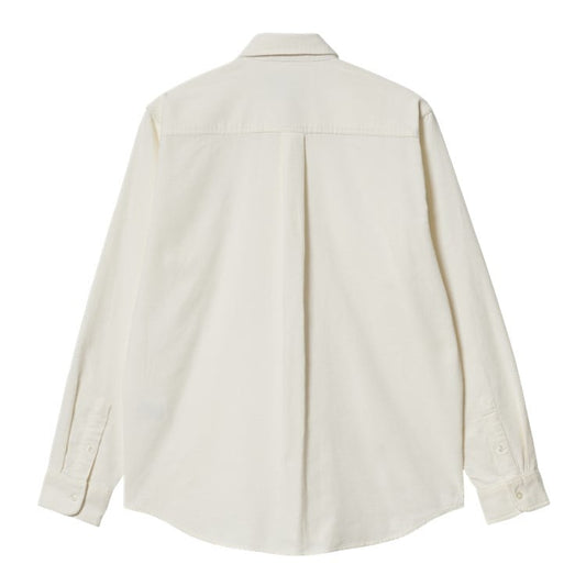 L/S Madison Fine Cord Shirt Wax / Black