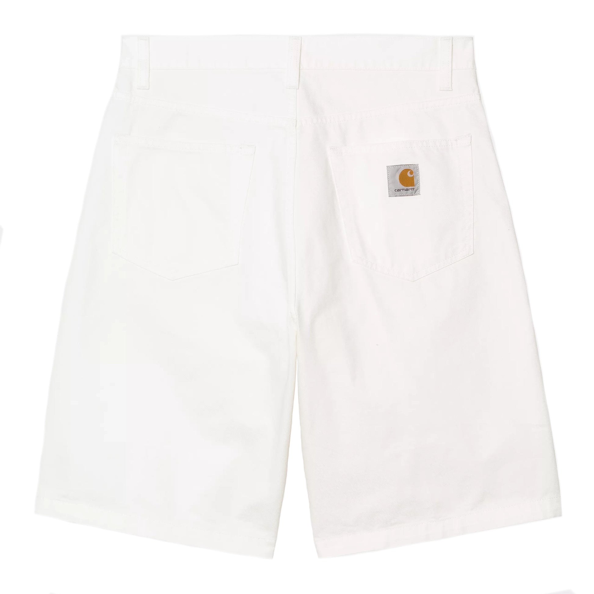 Carhartt WIP - Landon Short Newcomb - OFF-WHITE RINSED / Hvid - Shorts