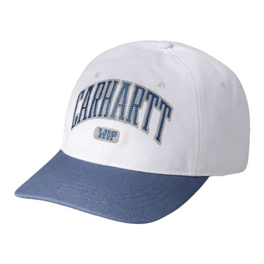 Carhartt WIP - Lecture Cap - WHITE / BLUE IRIS / Hvid - Accessories