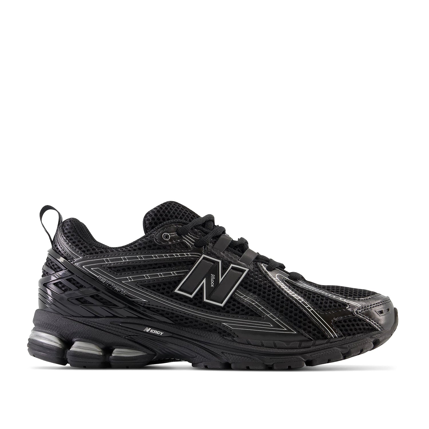 New Balance 1906R sort mesh sneaker med reflekterende detaljer og chunky ABZORB-sål