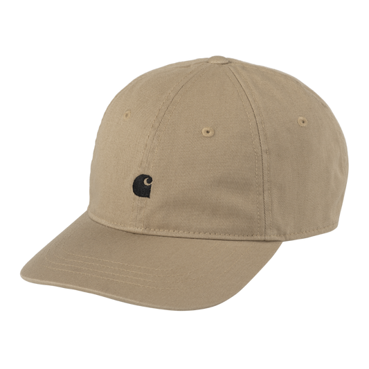 Carhartt WIP - Madison Logo Cap - LEATHER / BLACK / Beige - Accessories