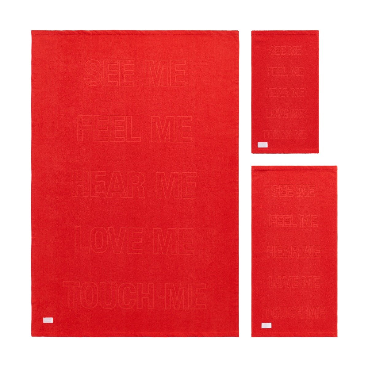 Magniberg Lover Beach Blanket Spaggia Red