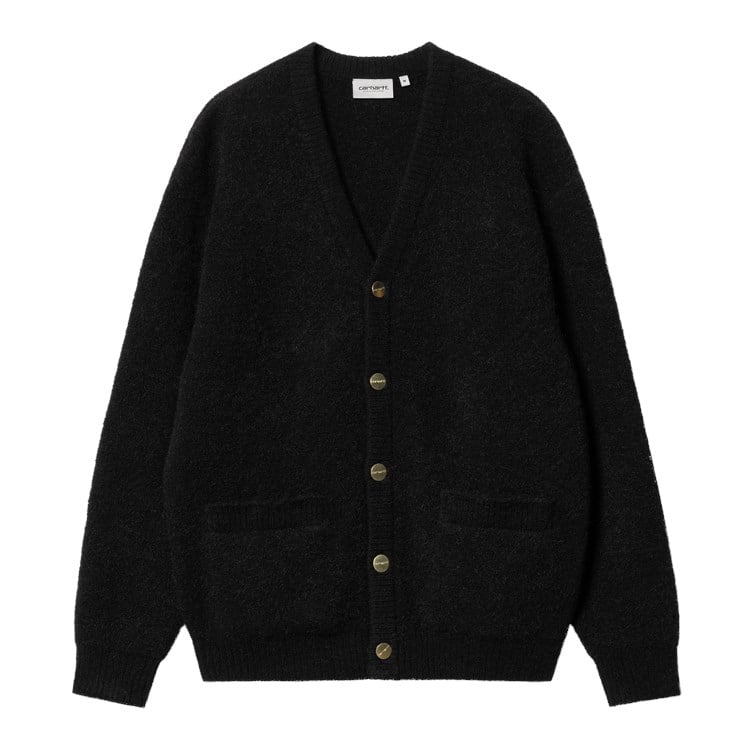 Carhartt WIP - Medford Cardigan - black - Herre > Strik