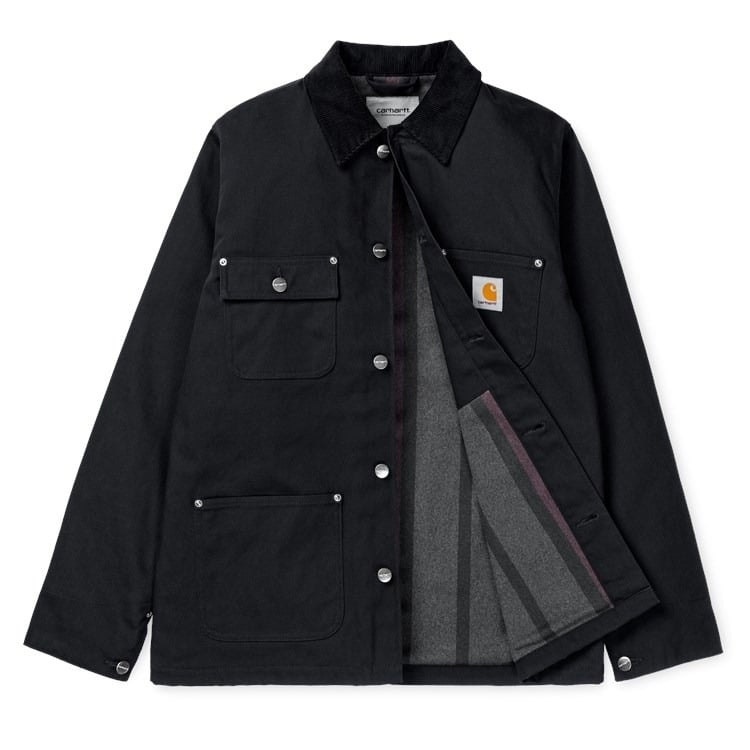 Carhartt WIP Michigan Chore Coat Dearborn Black