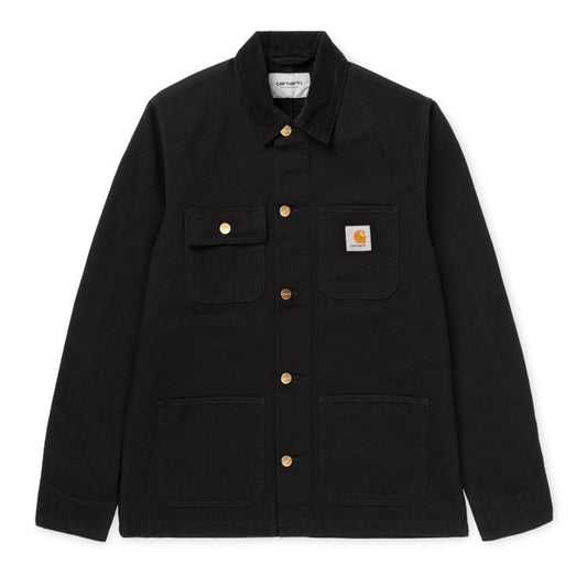 Carhartt WIP - Michigan Coat - BLACK RINSED / Sort - Jakker