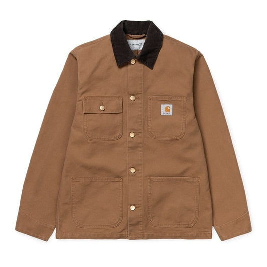 Carhartt WIP - Michigan Coat (Summer) - HAMILTON BROWN RINSE / Brun - Jakker