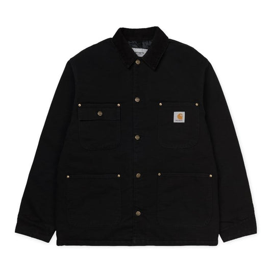 Carhartt WIP - OG Chore Coat - BLACK / BLACK AGED C / Sort - Jakker