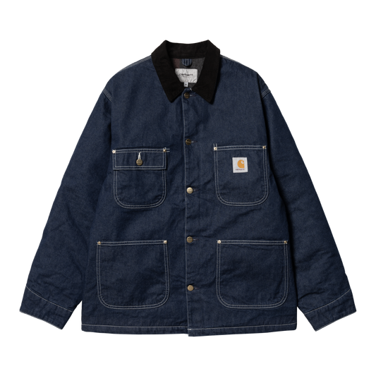 Carhartt WIP - OG Chore Coat - BLUE / BLACK / Blå - Jakker