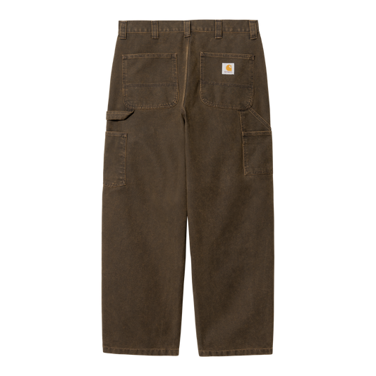 Carhartt WIP - OG Single Knee Pant Walton - BLACK / DEEP H BROWN / Brun - Bukser