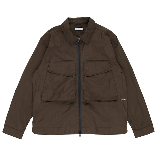 Pop Trading Company - Boxer Shirt - DELICIOSO / Brun - Skjorter