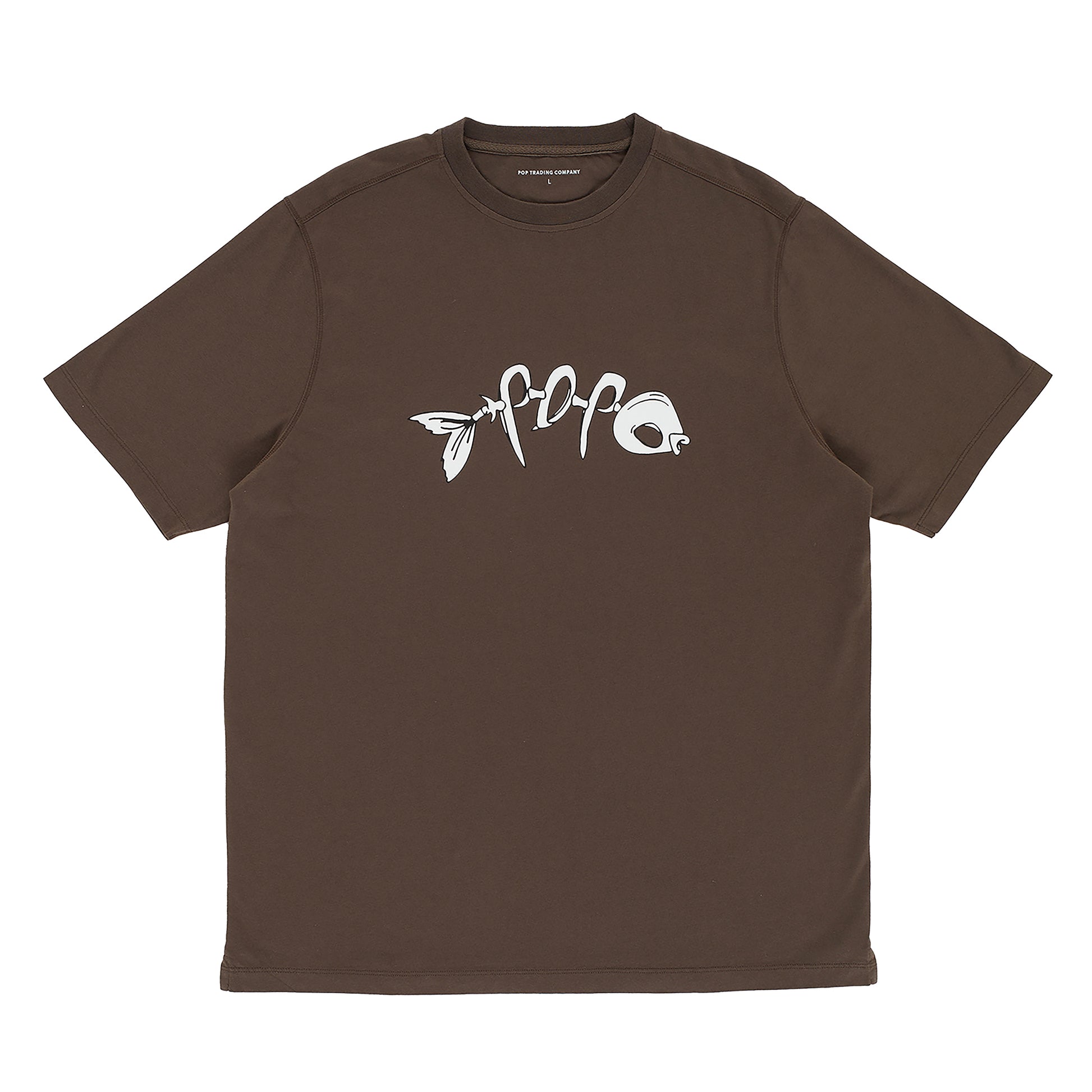 Pop Trading Company - Dead Fish T-Shirt - DELICIOSO / Brun - T-Shirts