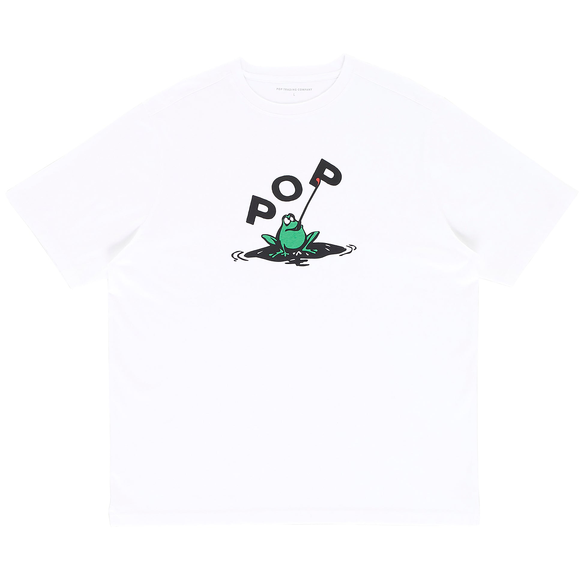 Pop Trading Company - Frog T-Shirt - WHITE / Hvid - T-Shirts
