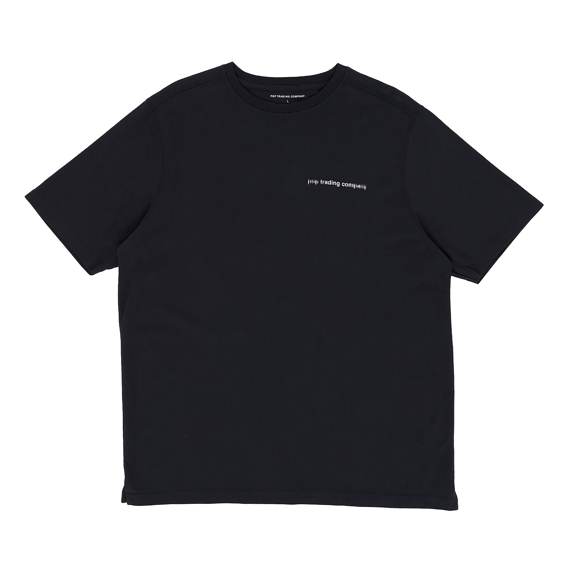 Pop Trading Company - Blurred T-Shirt - BLACK / Sort - T-Shirts