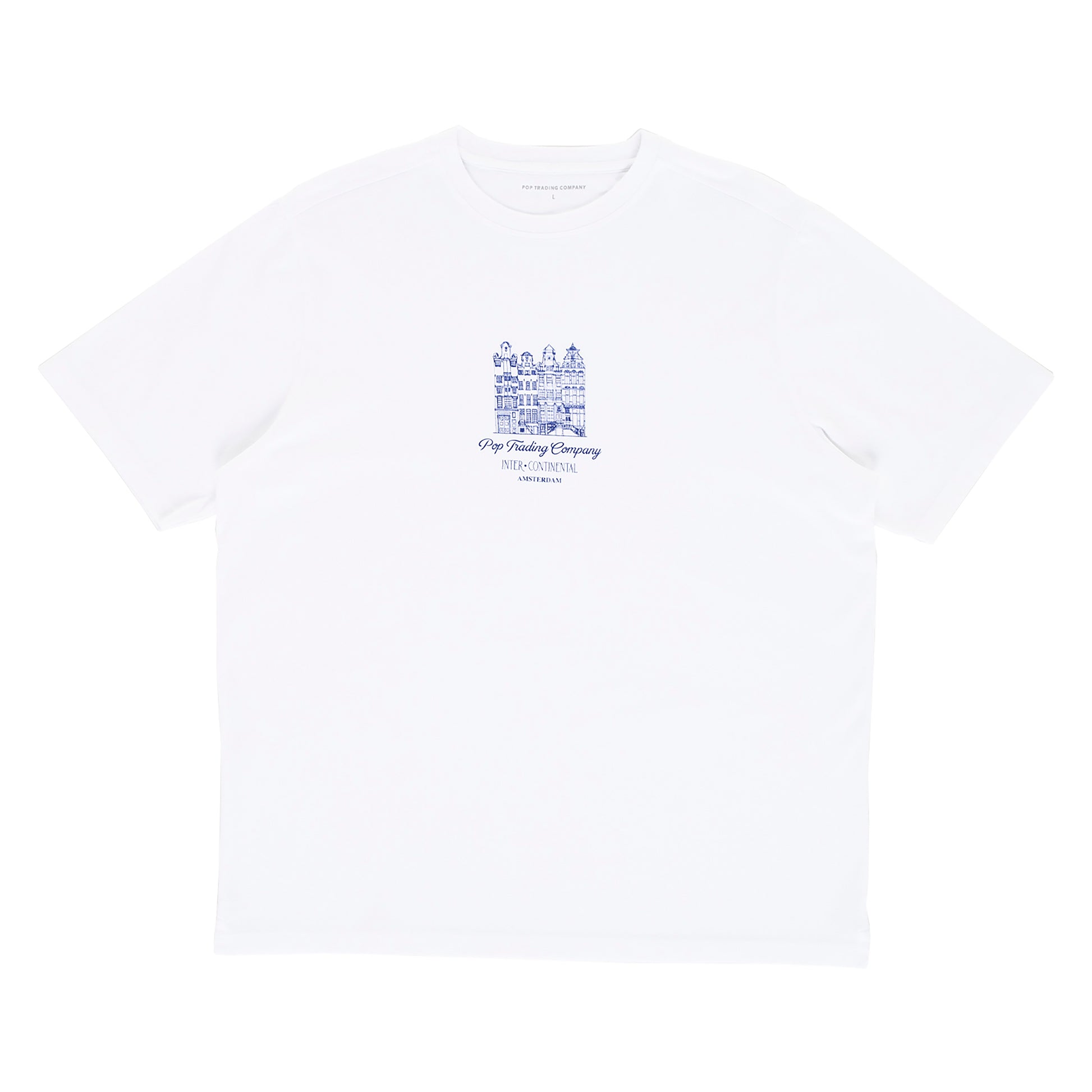 Pop Trading Company - Continental T-Shirt - white - Herre > T-Shirts