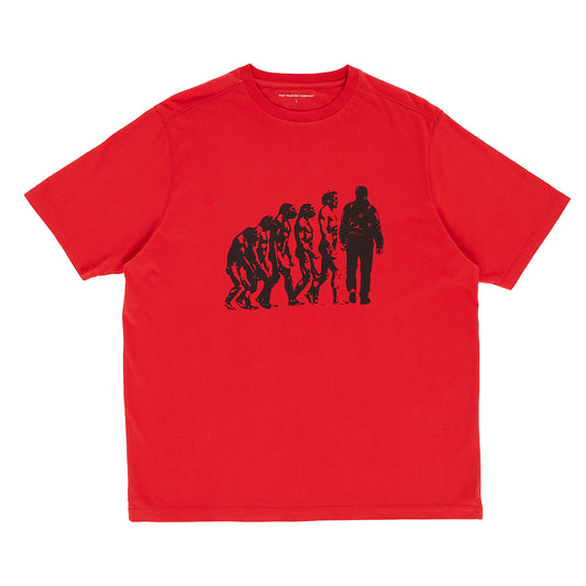 Pop Trading Company - Evolution T-Shirt - GOJI BERRY / Rød - T-Shirts