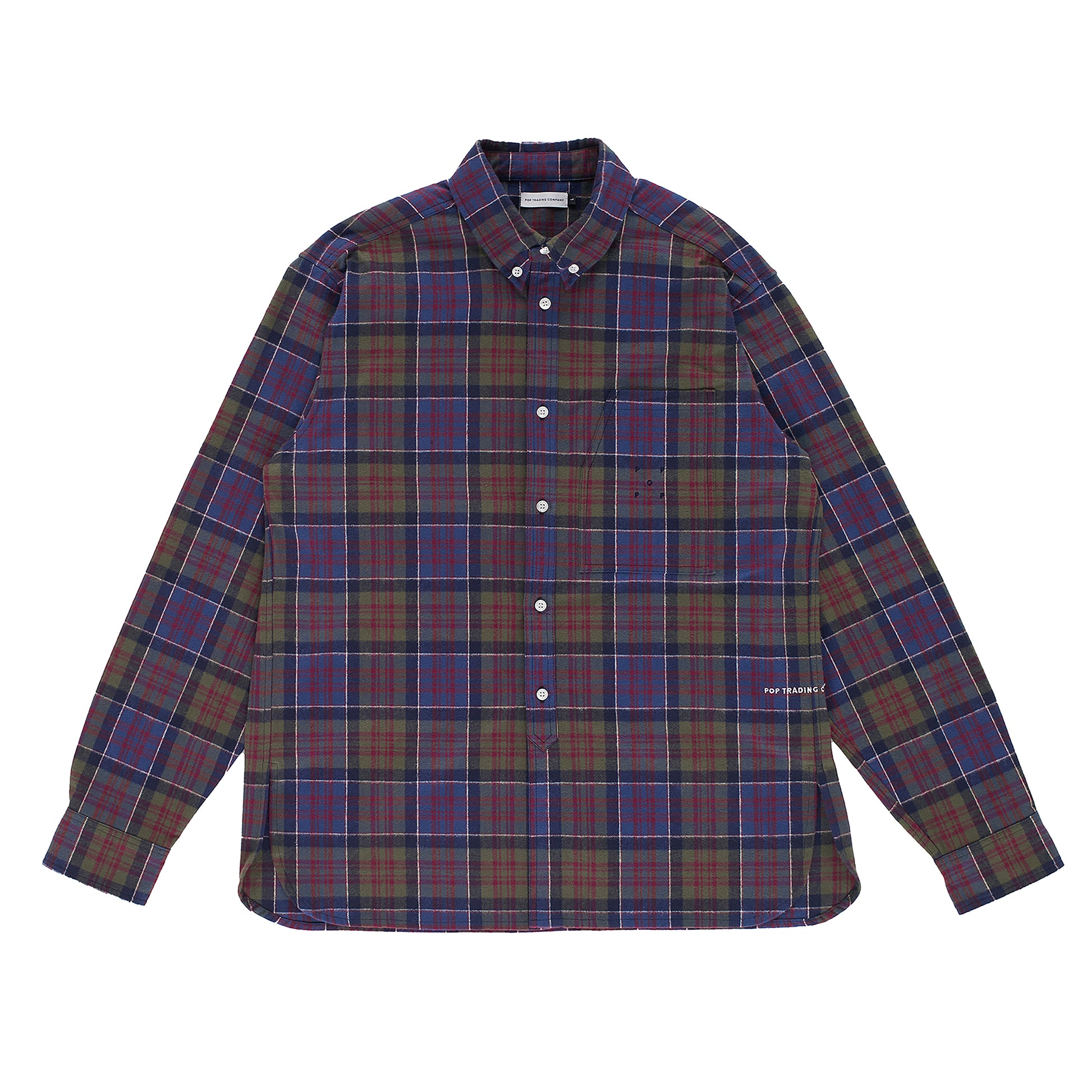 Pop Trading Company - Flannel BD Shirt - multicolour - Herre > Skjorter