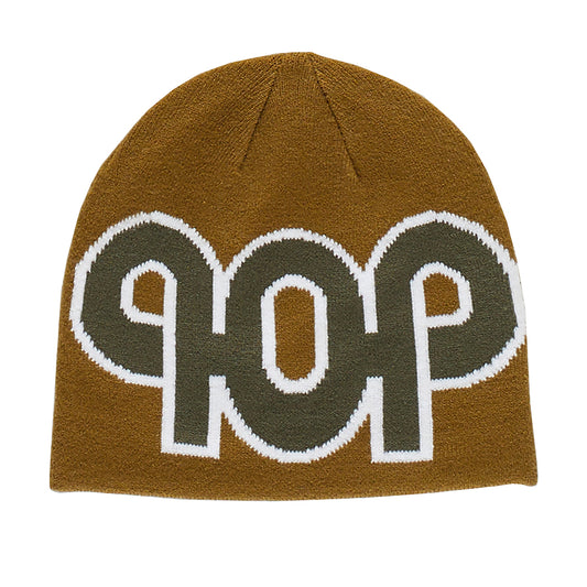 Pop Trading Company - Pub Beanie - GREEN / Brun - Accessories