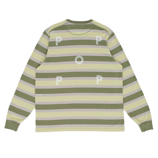 Striped Logo LS T-Shirt