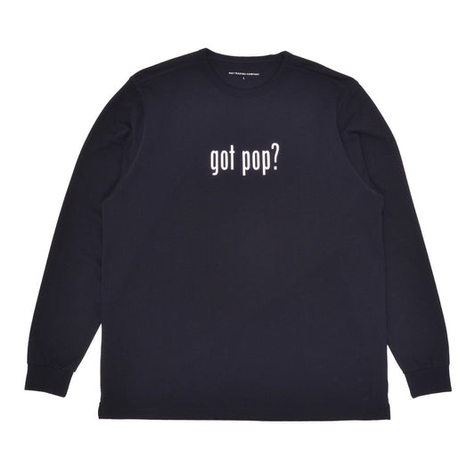 Pop Trading Company - Got Pop Longsleeve - BLACK / Sort - T-Shirts