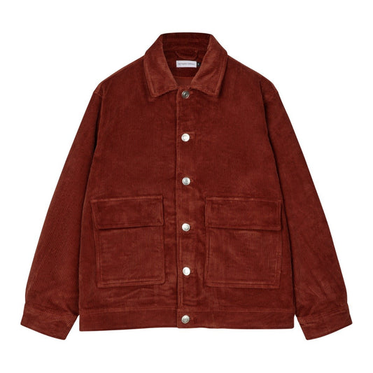 Pop Trading Company - Full Button Jacket - FIRED BRICK / Orange - Jakker
