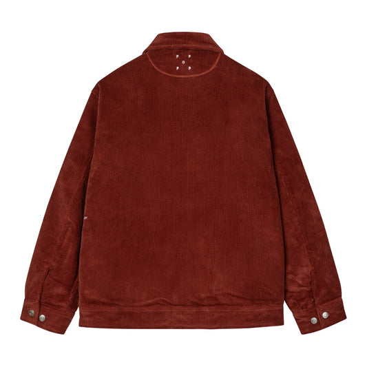 Pop Trading Company Full Button Jacket Fired Brick