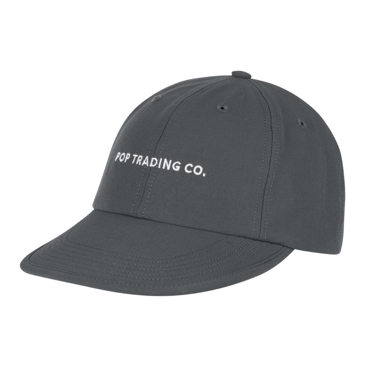 Pop Trading Company - Flexfoam Sixpanel Hat - CHARCOAL / Grå - Accessories