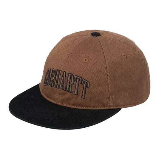Carhartt WIP - Preston Cap - DEEP H BROWN / BLACK / Brun - Accessories