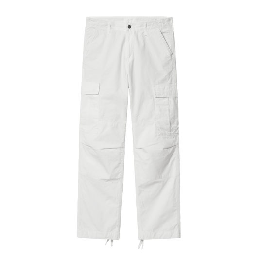 Carhartt WIP - Regular Cargo Pant Columbia - WHITE RINSED / Hvid - Bukser
