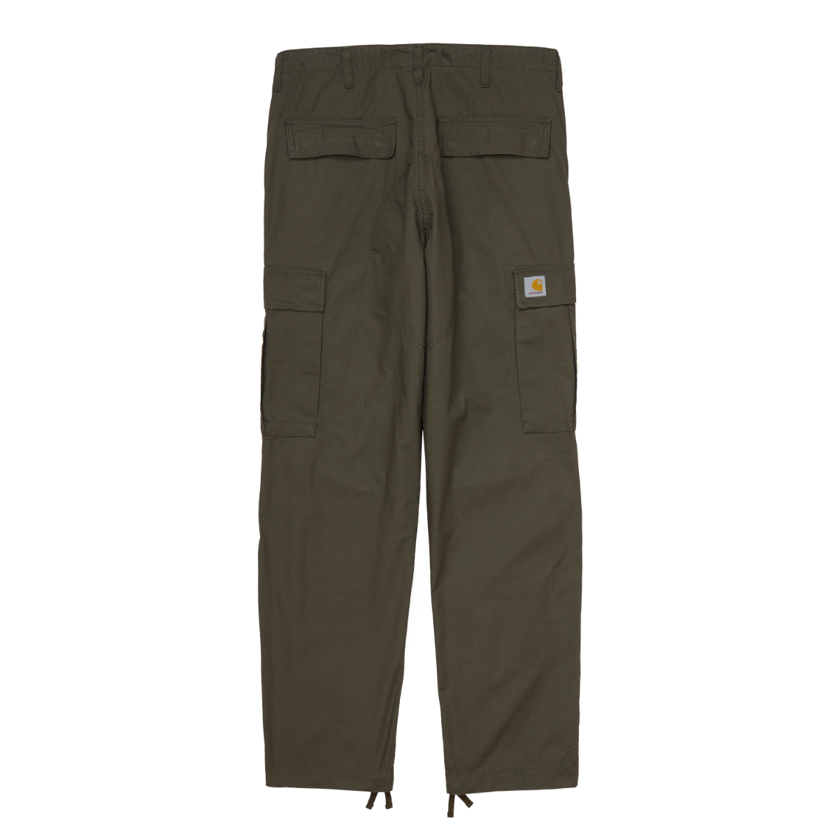 Carhartt WIP cargo pants i olivengrøn med løst fit og store sidepockets med klappe