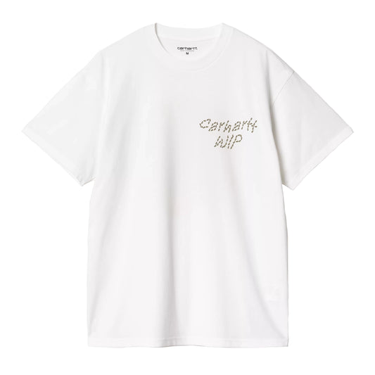 Carhartt WIP - S/S Sunflower T-Shirt - WHITE / Hvid - T-Shirts