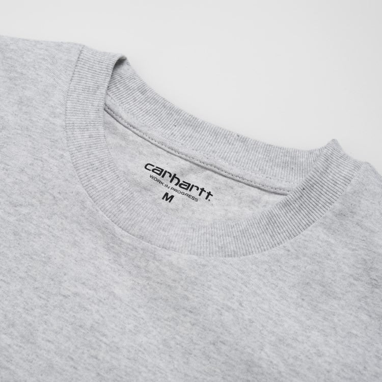 Carhartt WIP S/S American Script T-Shirt Ash Heather