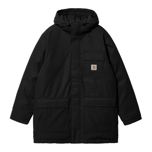 Carhartt WIP - Siberian Cold Parka - BLACK / BLACK / Sort - Jakker