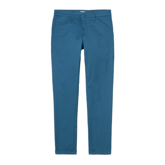 Carhartt WIP - Sid Pant Lamar - SHORE / Blå - Bukser