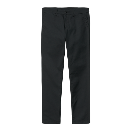 Carhartt WIP - Sid Pant Lamar - BLACK / Sort - Bukser