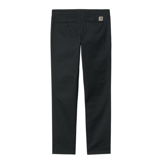 Carhartt WIP - Sid Pant Lamar - BLACK / Sort - Bukser