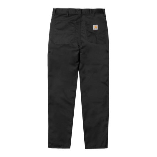 Carhartt WIP - Simple Pant Denison - BLACK / Sort - Bukser