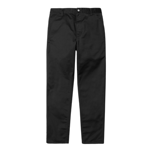 Carhartt WIP - Simple Pant Denison - BLACK / Sort - Bukser