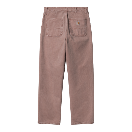 Carhartt WIP - Simple Pant Dearborn - DARK PLUM FADED / Pink - Bukser