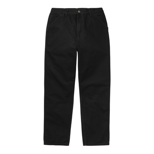Single Knee Pant Organic Black | carhartt-wip.dk